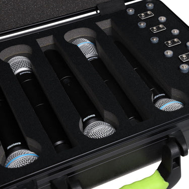 Estuche Shure Sh-miccasew06 De Plastico Para 6 Microfonos Inalambricos